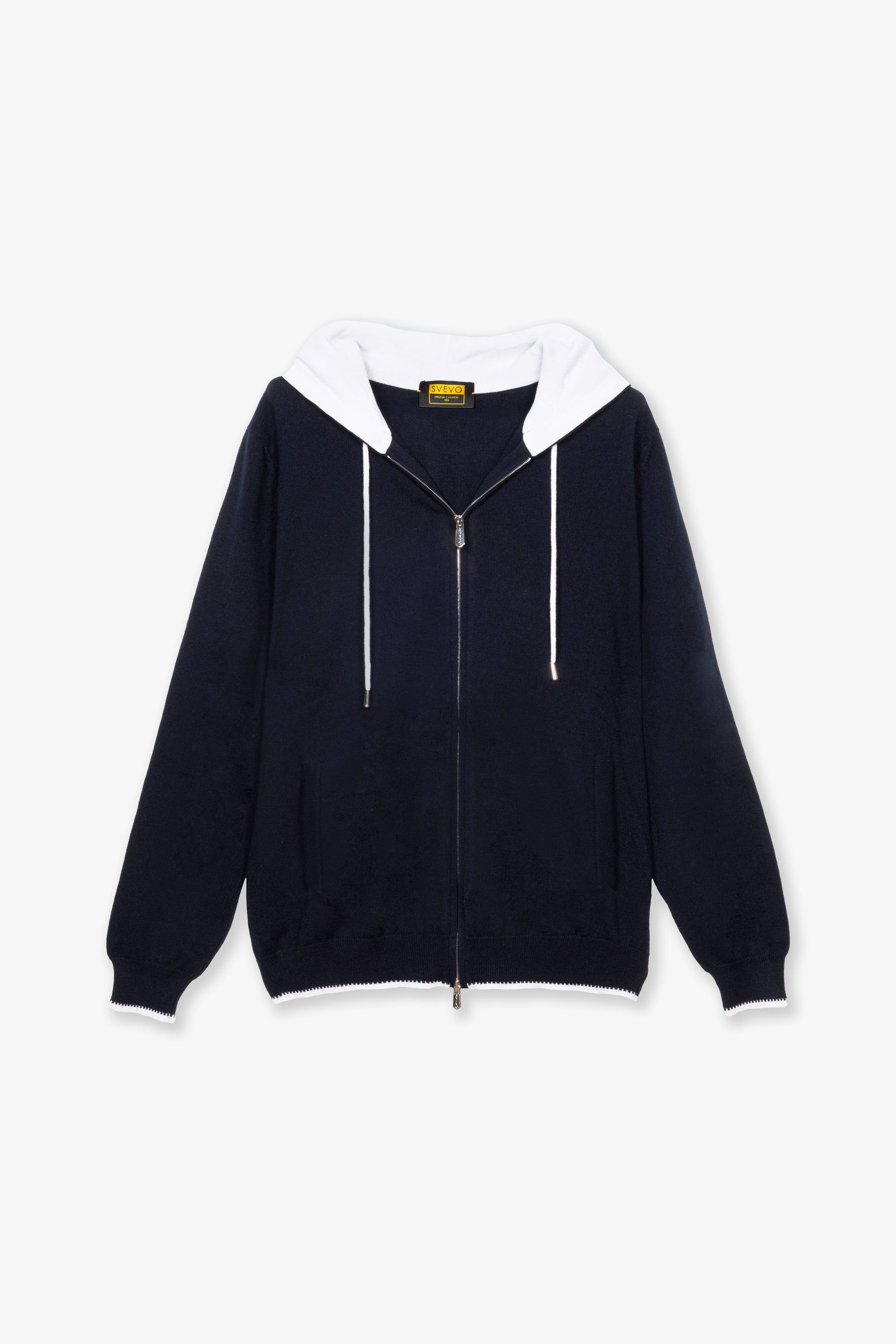 Giubbotto in 100% Cashmere Blu - SVEVO