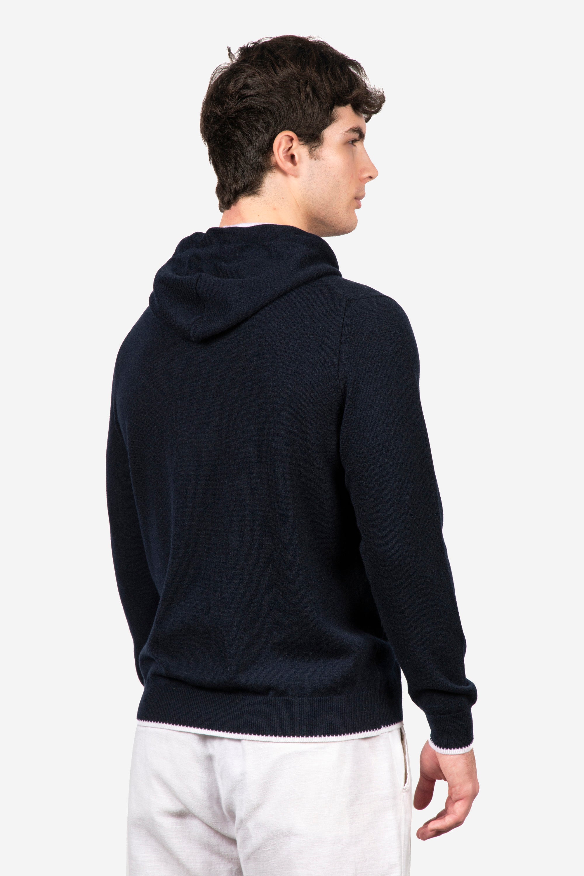 Giubbotto in 100% Cashmere Blu - SVEVO