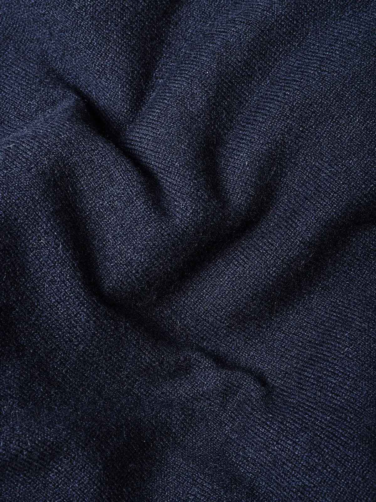 Giubbotto full zip interno capra in 100% cashmere blu | SVEVO