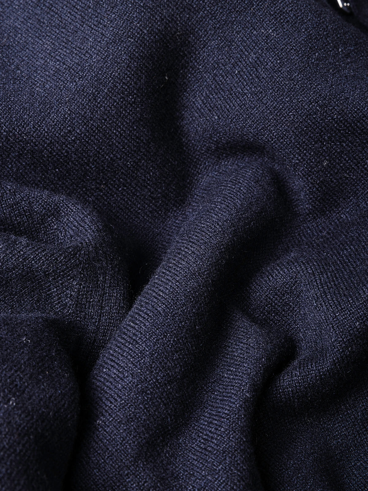 Giubbotto con interno castorino in 100% Cashmere blu | SVEVO