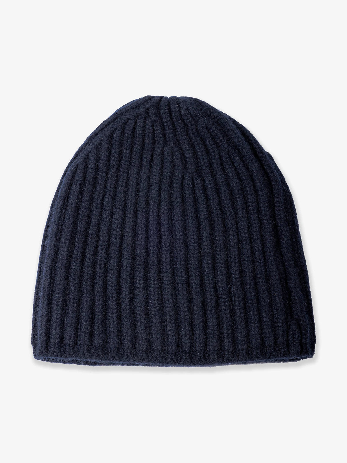 Berretto corto in 100% Cashmere blu | SVEVO