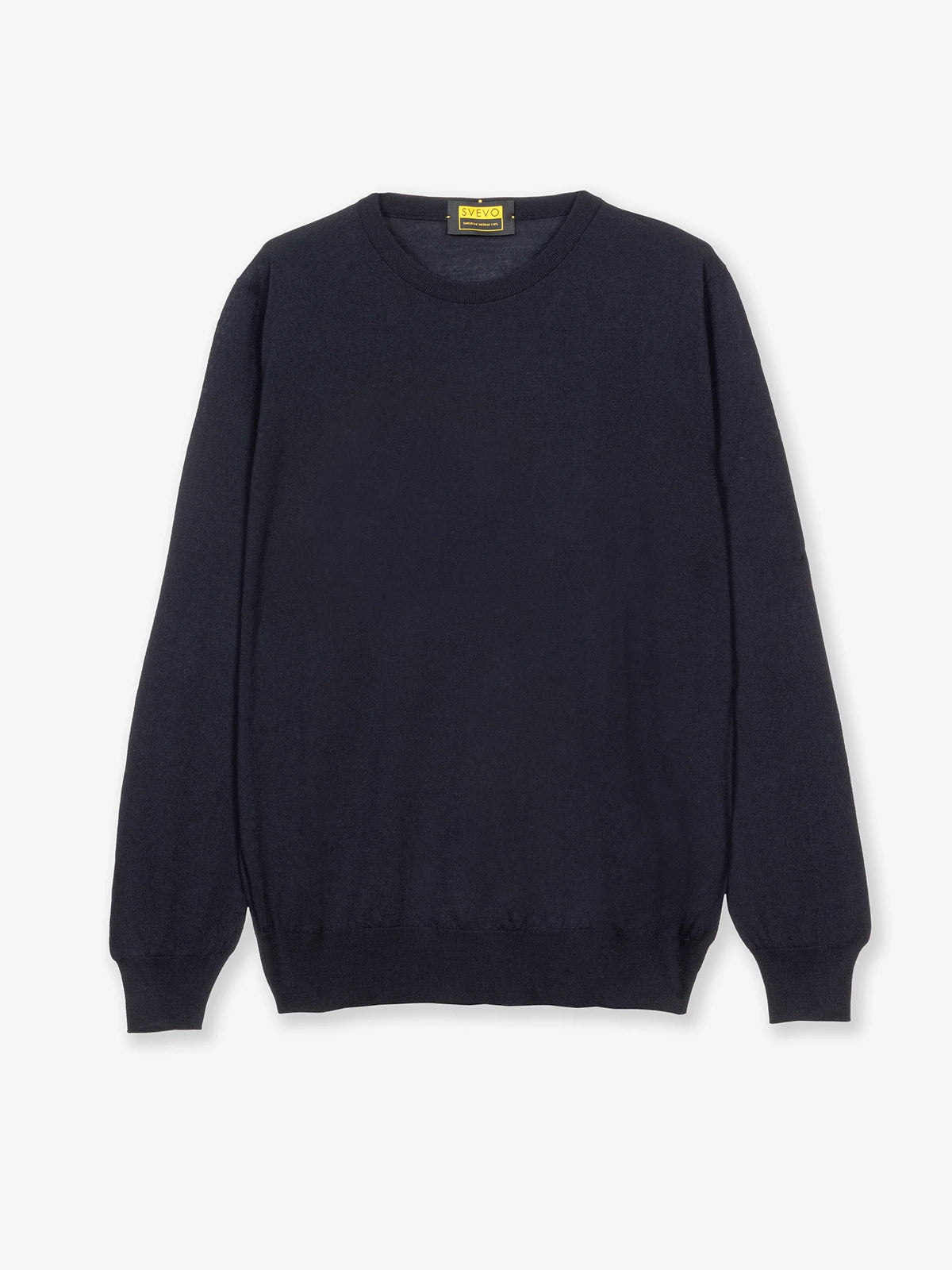 Girocollo in 100% Lana blu | SVEVO