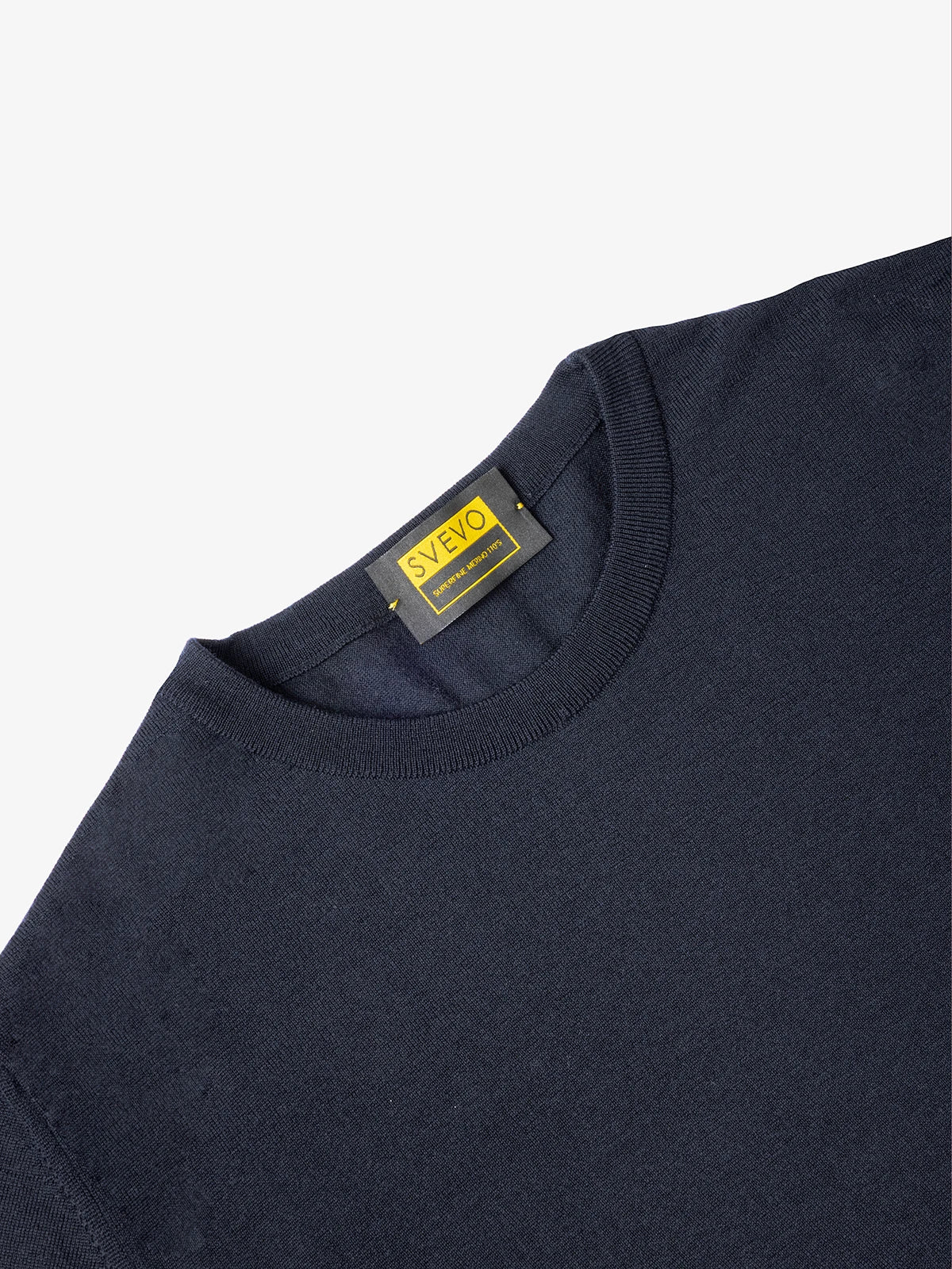 Girocollo in 100% Lana blu | SVEVO