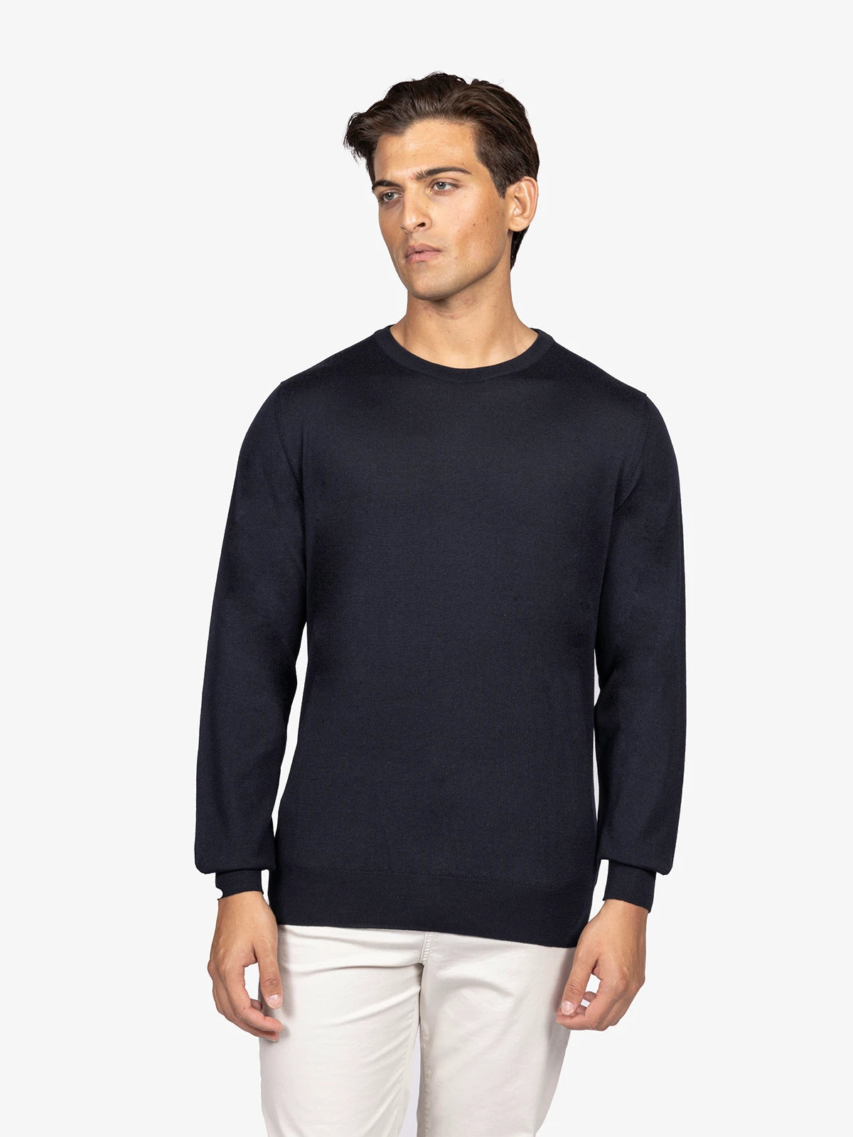 Girocollo in 100% Lana blu | SVEVO