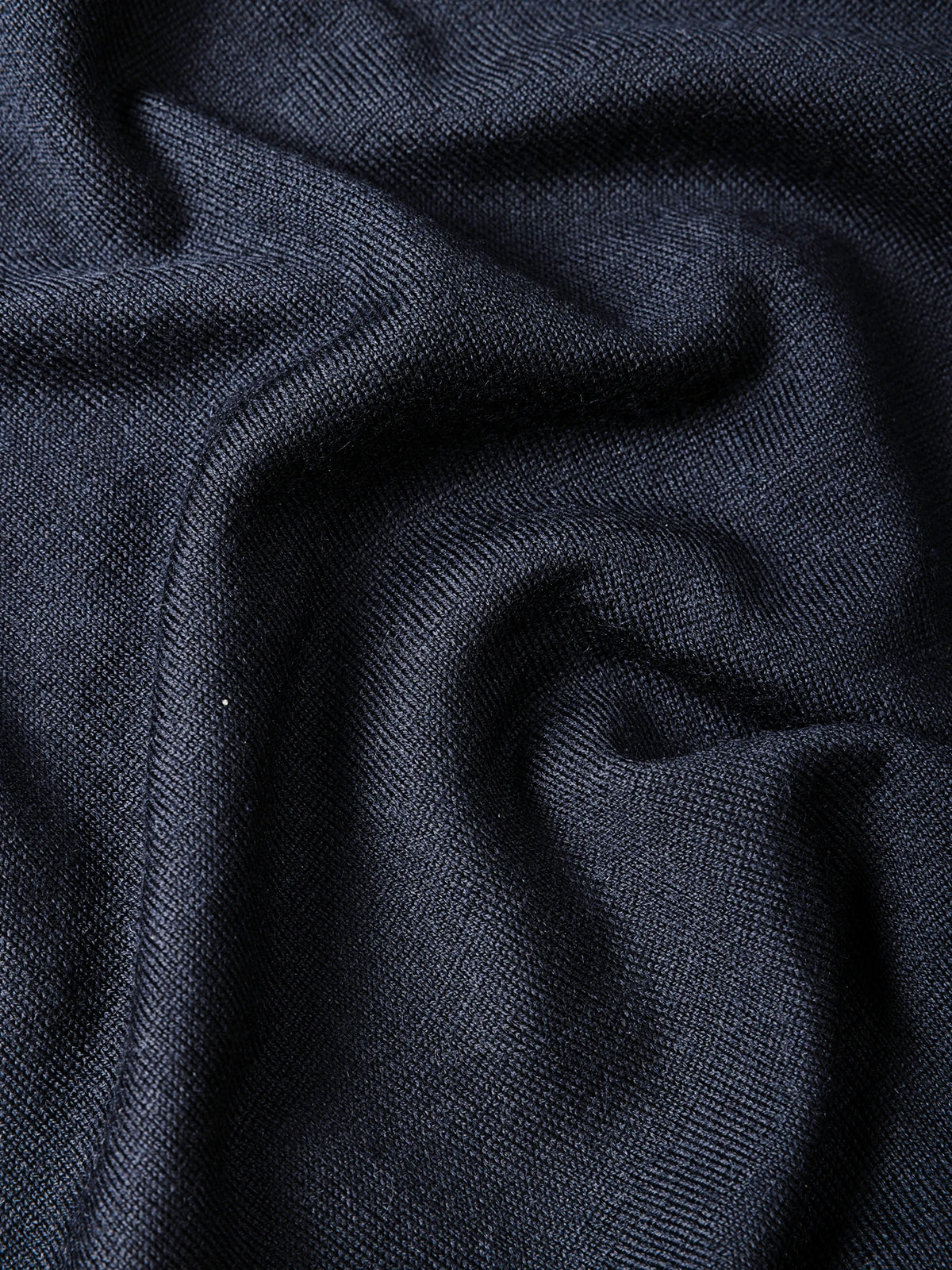 Lupetto con zip in 100% Lana blu | SVEVO