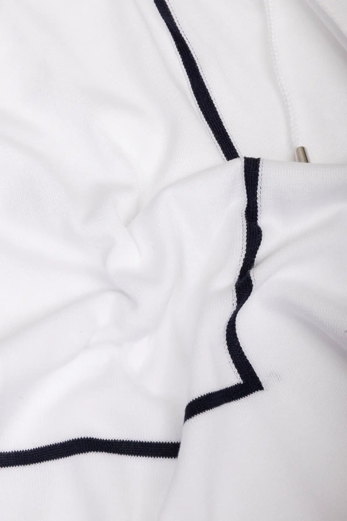 Bermuda in 100% Cotone Supersoft Bianco e Blu | SVEVO