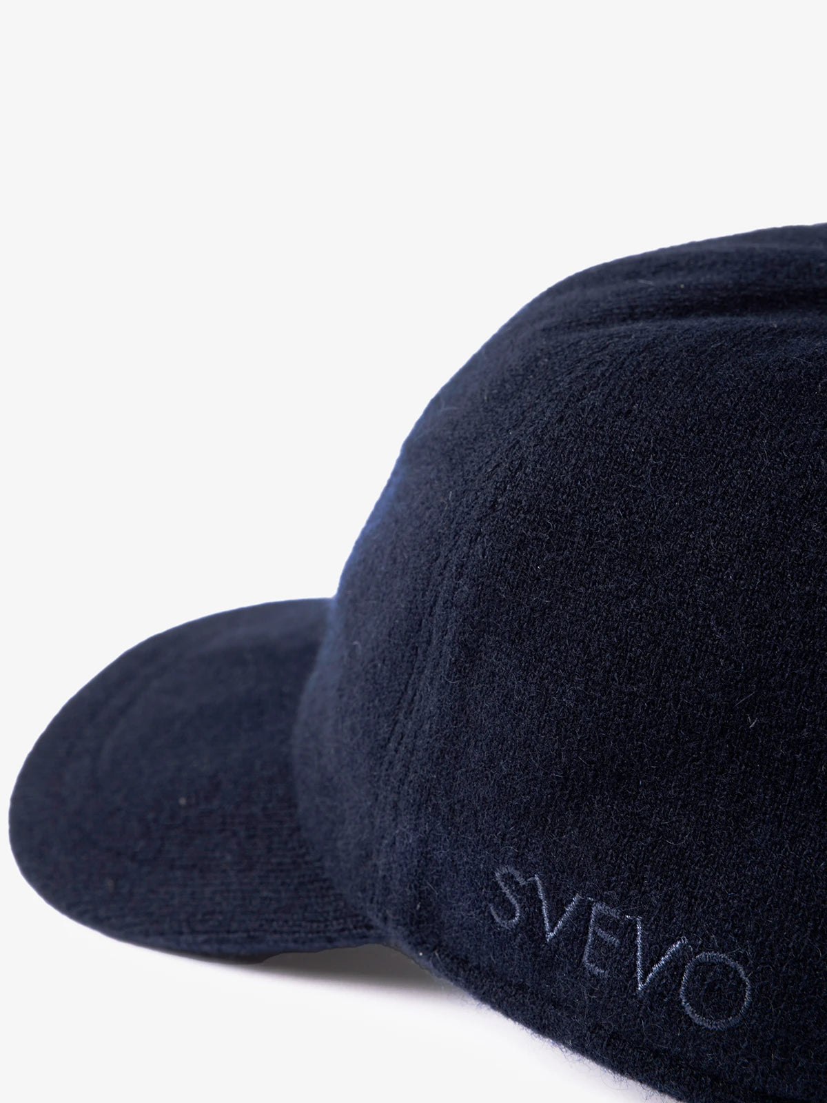 Cappello da baseball in 100% Cashmere Blu | SVEVO 