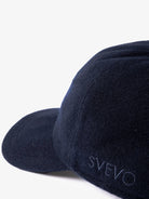 Cappello da baseball in 100% Cashmere Blu | SVEVO 