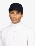 Cappello da baseball in 100% Cashmere Blu | SVEVO 