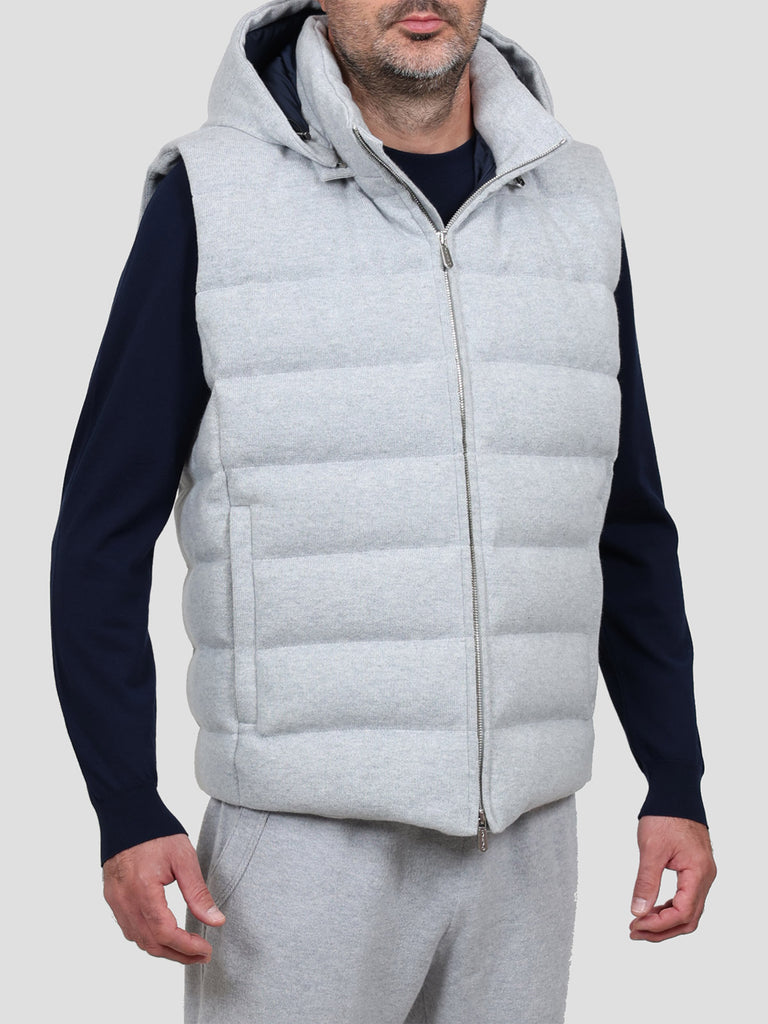 Svevo Giubbotto con zip in Cashmere Grigio