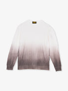 Girocollo a coste in 100% Cashmere bianco e marrone | SVEVO
