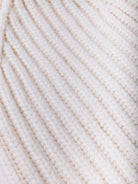 Berretto corto in 100% Cashmere bianco | SVEVO
