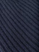 Berretto corto in 100% Cashmere blu | SVEVO