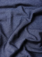 Girocollo in 80% Cashmere e 20% Seta blu | SVEVO