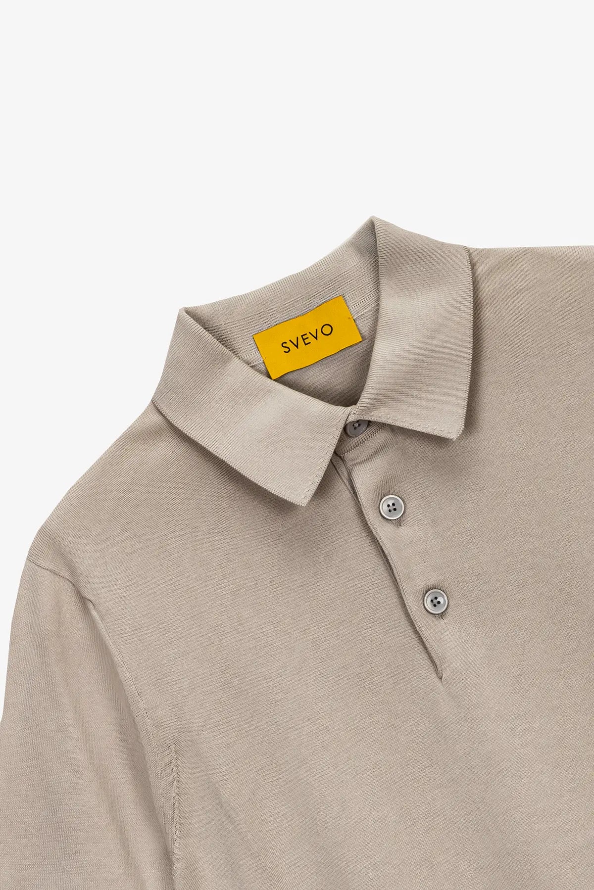 Polo mezza manica con bottoni in 100% Cotone Gardenia | SVEVO