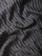 Polo con zip lavorata in 100% Lana grigio antracite | SVEVO