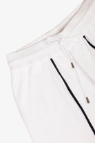 Bermuda in 100% Cotone Supersoft Bianco e Blu | SVEVO