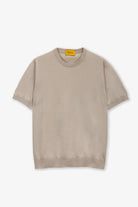 Girocollo mezza manica in 100% Cotone Beige | SVEVO