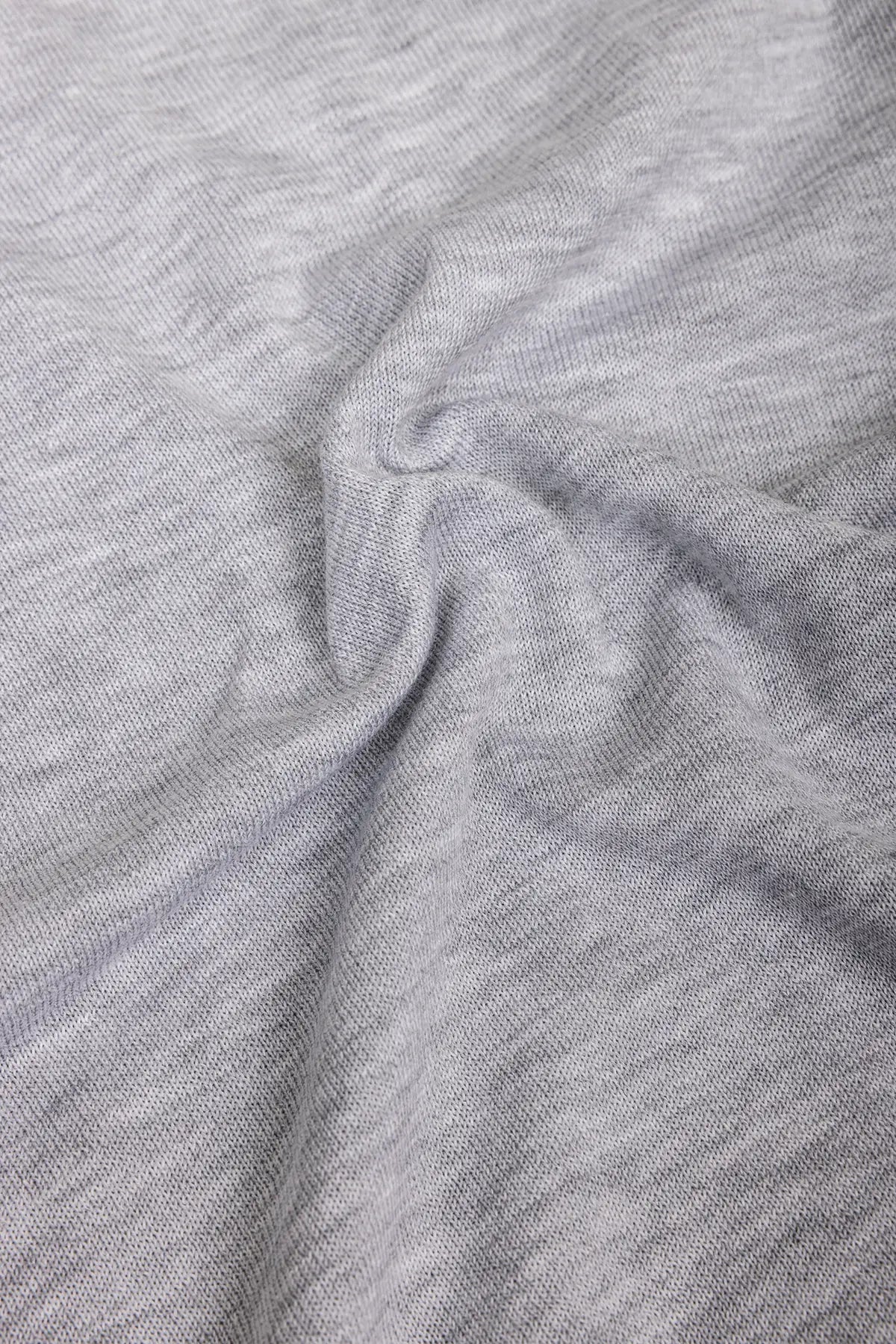 Girocollo mezza manica in 100% Cotone Grigio Chiaro Melange | SVEVO