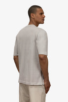 Girocollo mezza manica fondo tubolare in 100% Cotone Supersoft Grigio Chiaro | SVEVO