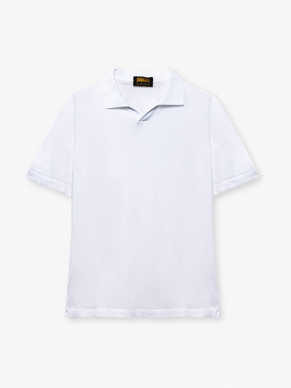 Hevò Men's Specchiolla Cotton Shirt Blue